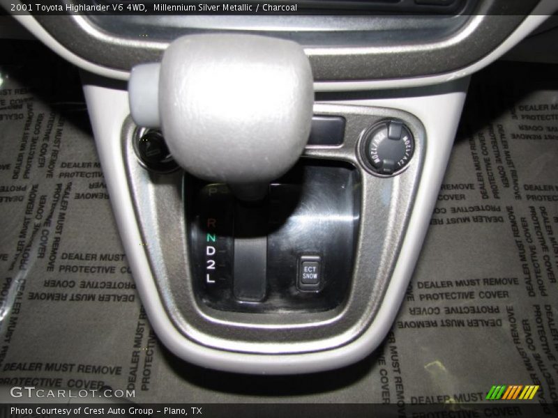 Millennium Silver Metallic / Charcoal 2001 Toyota Highlander V6 4WD