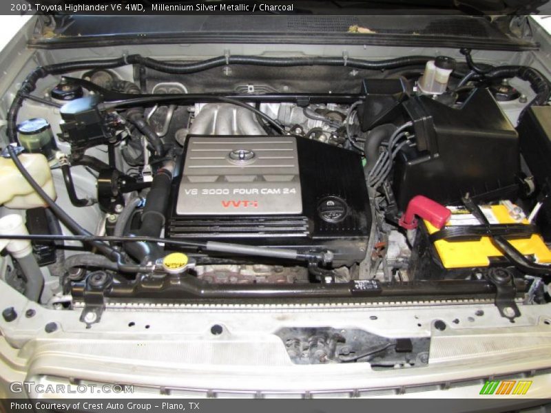 Millennium Silver Metallic / Charcoal 2001 Toyota Highlander V6 4WD
