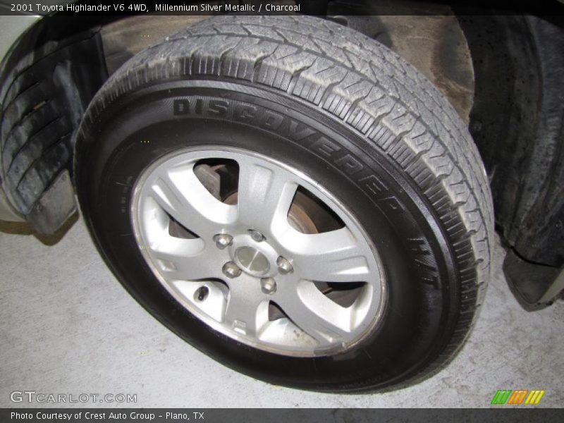Millennium Silver Metallic / Charcoal 2001 Toyota Highlander V6 4WD