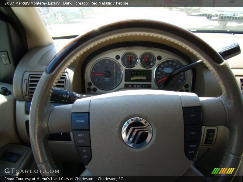 Dark Toreador Red Metallic / Pebble 2007 Mercury Monterey Luxury
