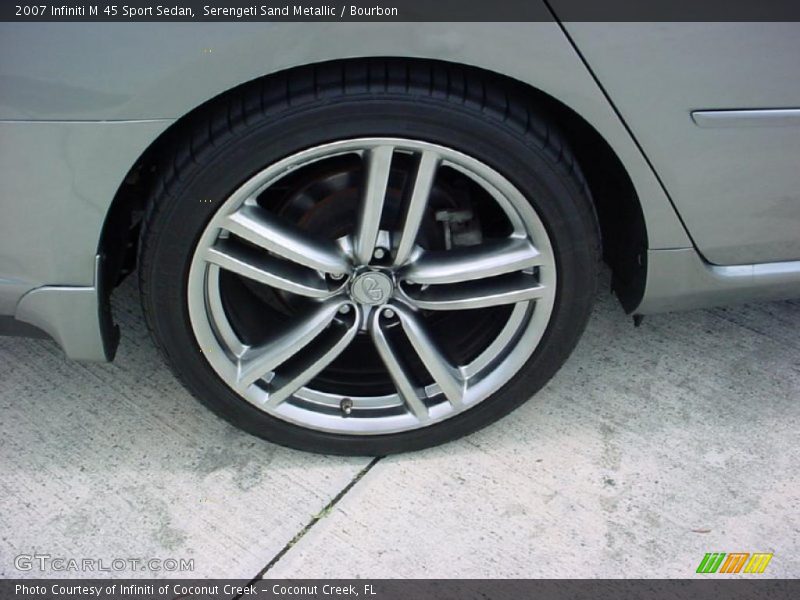 Serengeti Sand Metallic / Bourbon 2007 Infiniti M 45 Sport Sedan