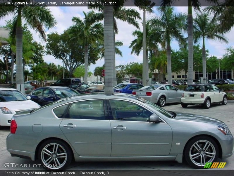 Serengeti Sand Metallic / Bourbon 2007 Infiniti M 45 Sport Sedan