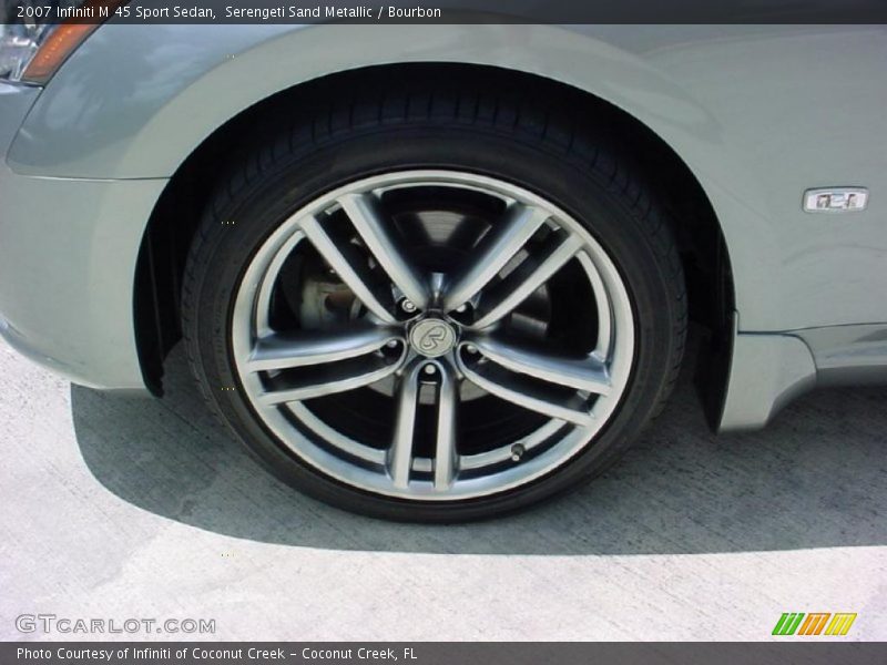 Serengeti Sand Metallic / Bourbon 2007 Infiniti M 45 Sport Sedan