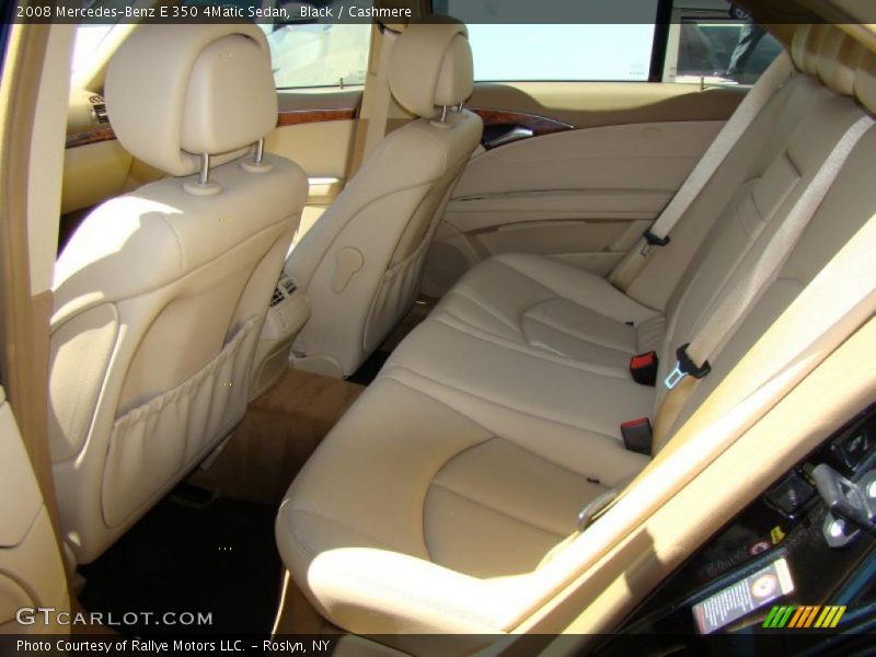 Black / Cashmere 2008 Mercedes-Benz E 350 4Matic Sedan