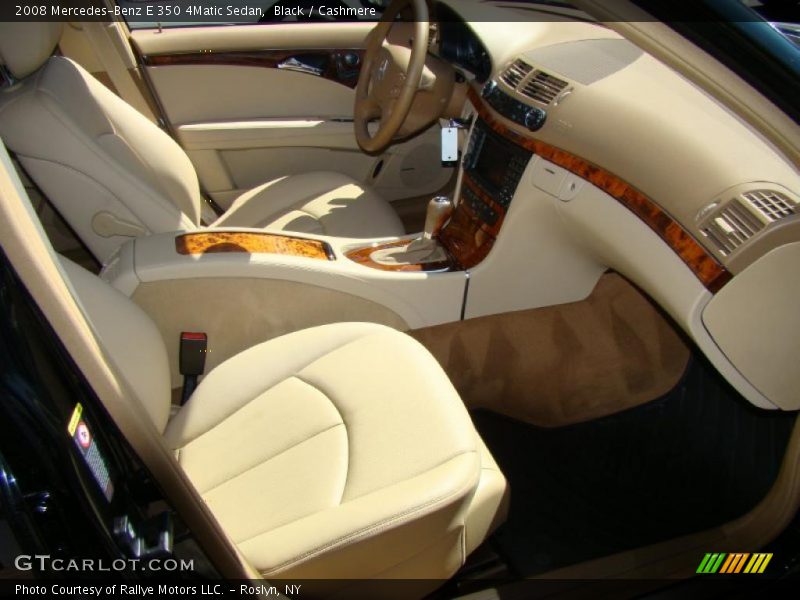 Black / Cashmere 2008 Mercedes-Benz E 350 4Matic Sedan