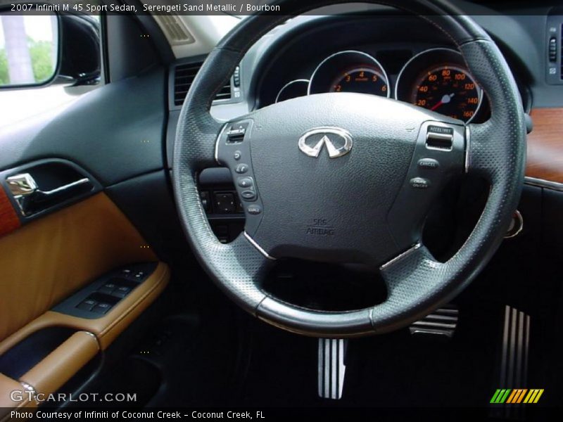 Serengeti Sand Metallic / Bourbon 2007 Infiniti M 45 Sport Sedan