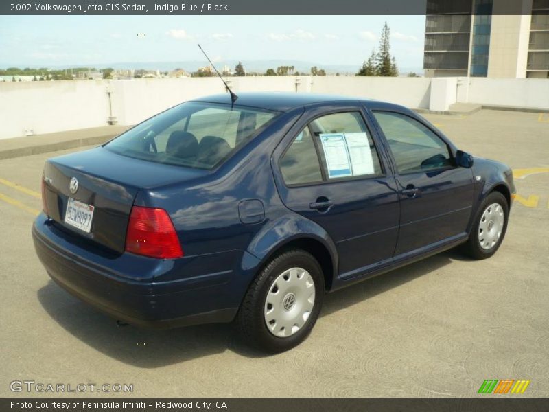Indigo Blue / Black 2002 Volkswagen Jetta GLS Sedan