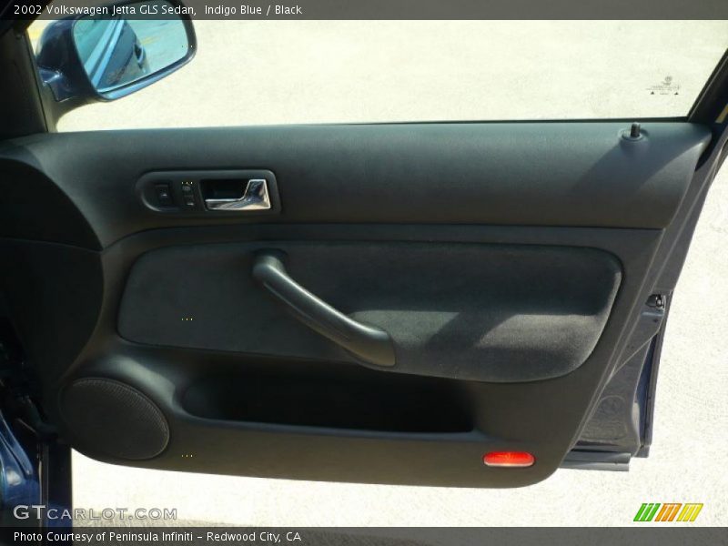 Indigo Blue / Black 2002 Volkswagen Jetta GLS Sedan
