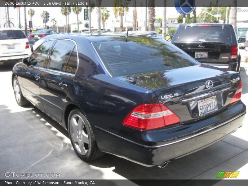Blue Onyx Pearl / Saddle 2006 Lexus LS 430