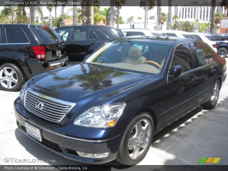 Blue Onyx Pearl / Saddle 2006 Lexus LS 430
