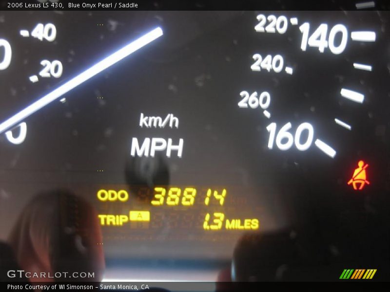 Blue Onyx Pearl / Saddle 2006 Lexus LS 430