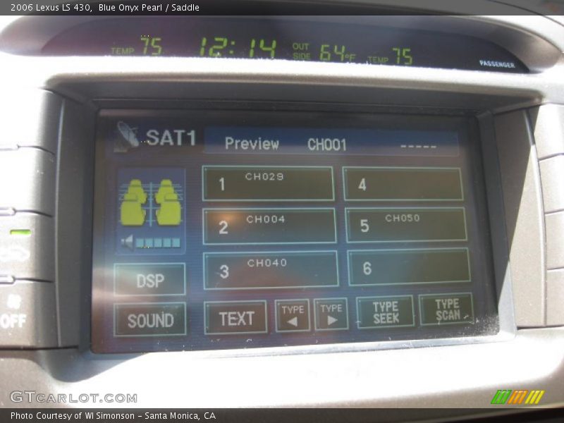 Blue Onyx Pearl / Saddle 2006 Lexus LS 430