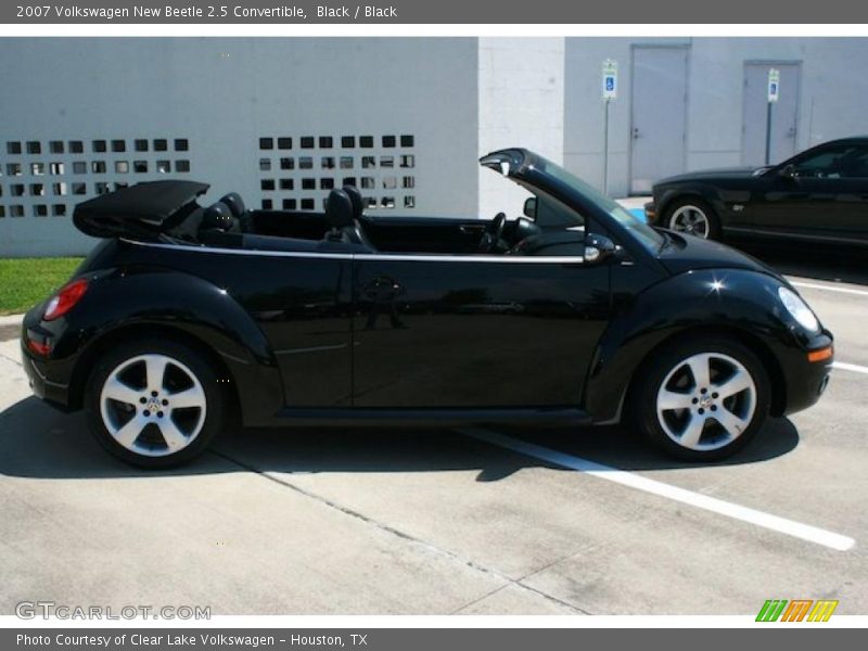 Black / Black 2007 Volkswagen New Beetle 2.5 Convertible