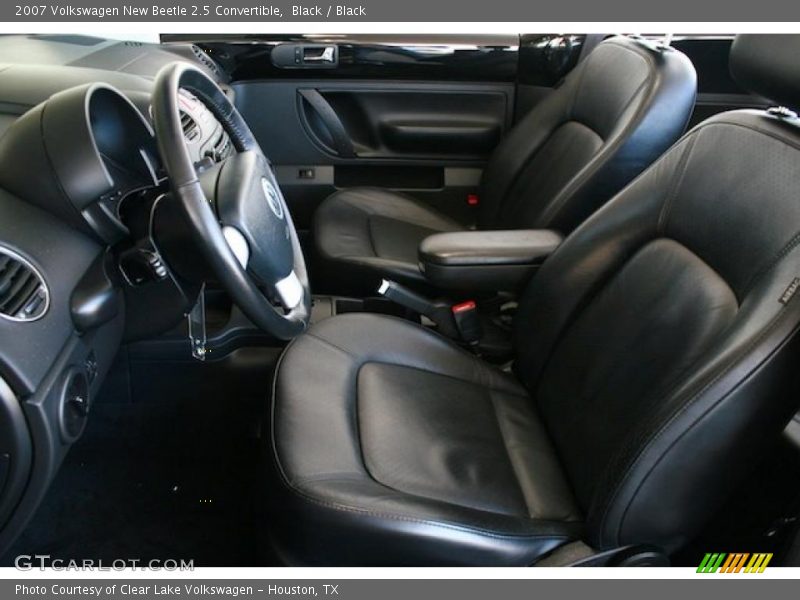 Black / Black 2007 Volkswagen New Beetle 2.5 Convertible
