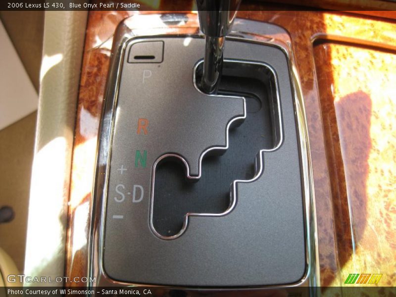 Blue Onyx Pearl / Saddle 2006 Lexus LS 430