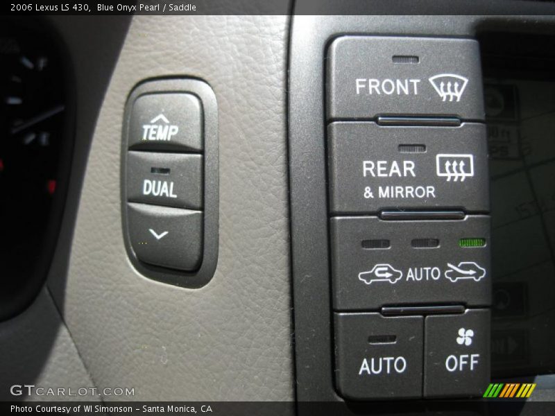 Blue Onyx Pearl / Saddle 2006 Lexus LS 430