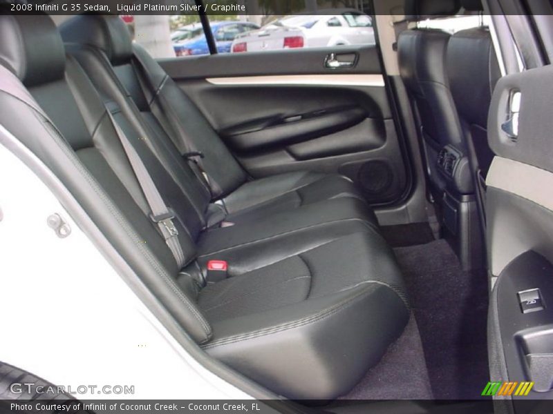 Liquid Platinum Silver / Graphite 2008 Infiniti G 35 Sedan