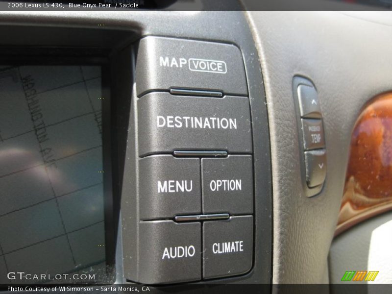 Blue Onyx Pearl / Saddle 2006 Lexus LS 430