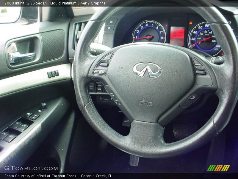 Liquid Platinum Silver / Graphite 2008 Infiniti G 35 Sedan