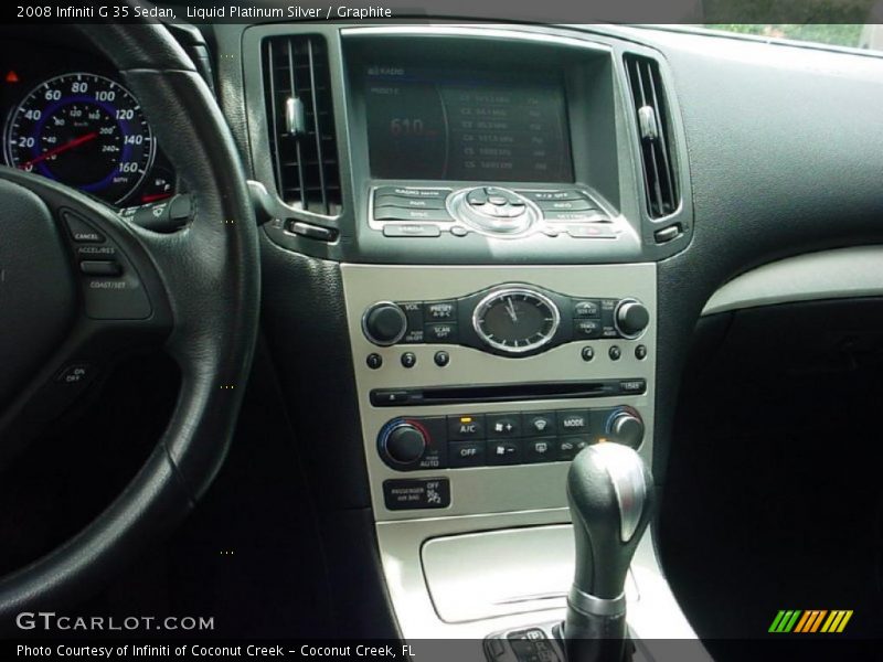 Liquid Platinum Silver / Graphite 2008 Infiniti G 35 Sedan