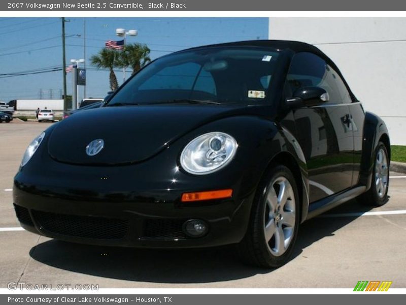 Black / Black 2007 Volkswagen New Beetle 2.5 Convertible