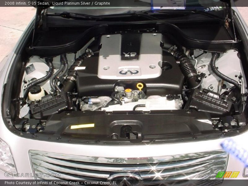 Liquid Platinum Silver / Graphite 2008 Infiniti G 35 Sedan