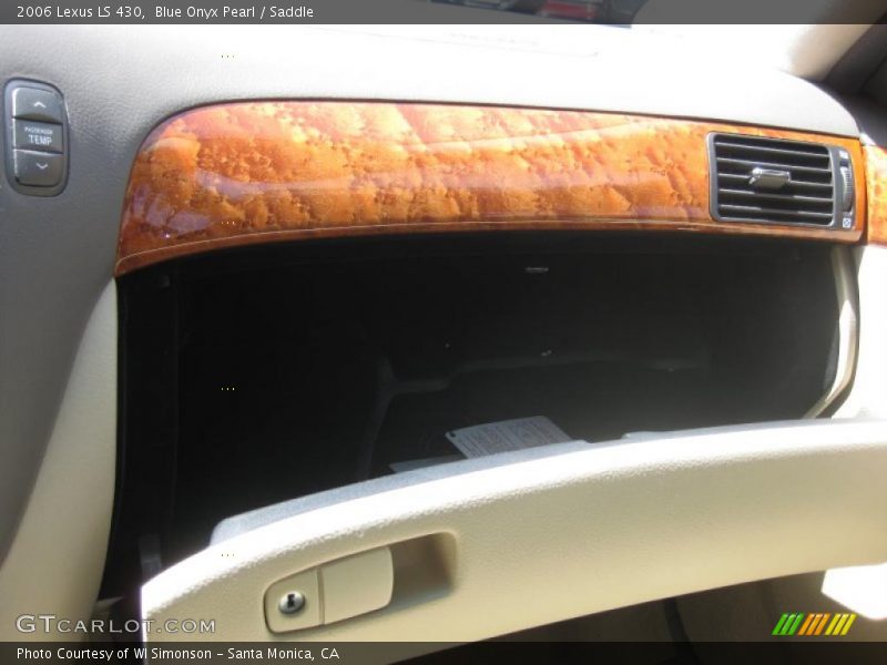 Blue Onyx Pearl / Saddle 2006 Lexus LS 430