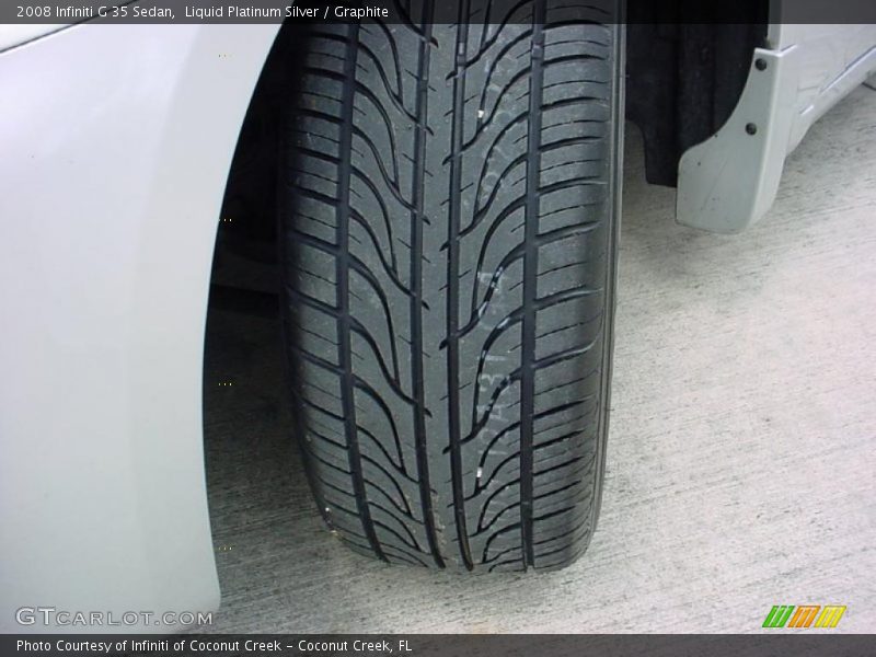 Liquid Platinum Silver / Graphite 2008 Infiniti G 35 Sedan