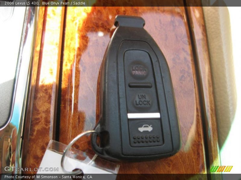 Blue Onyx Pearl / Saddle 2006 Lexus LS 430