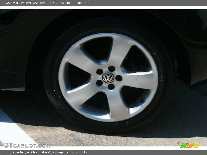 Black / Black 2007 Volkswagen New Beetle 2.5 Convertible