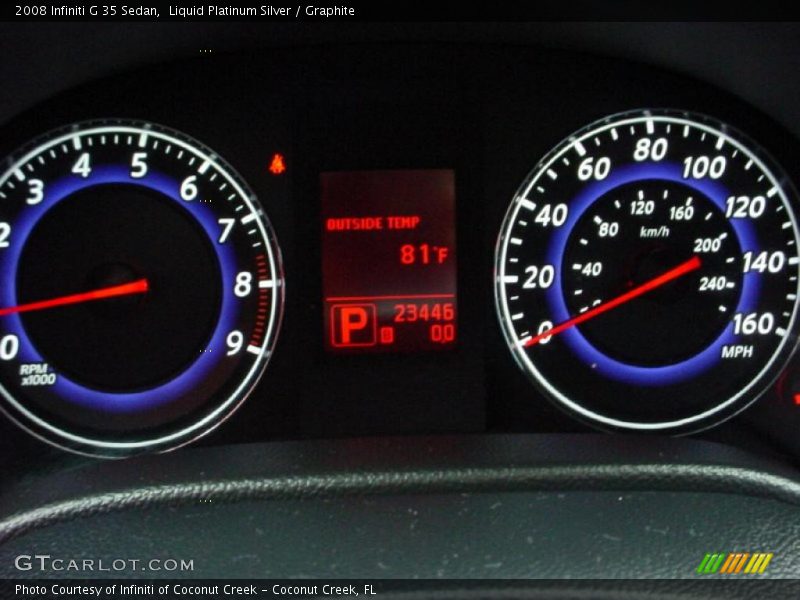 Liquid Platinum Silver / Graphite 2008 Infiniti G 35 Sedan