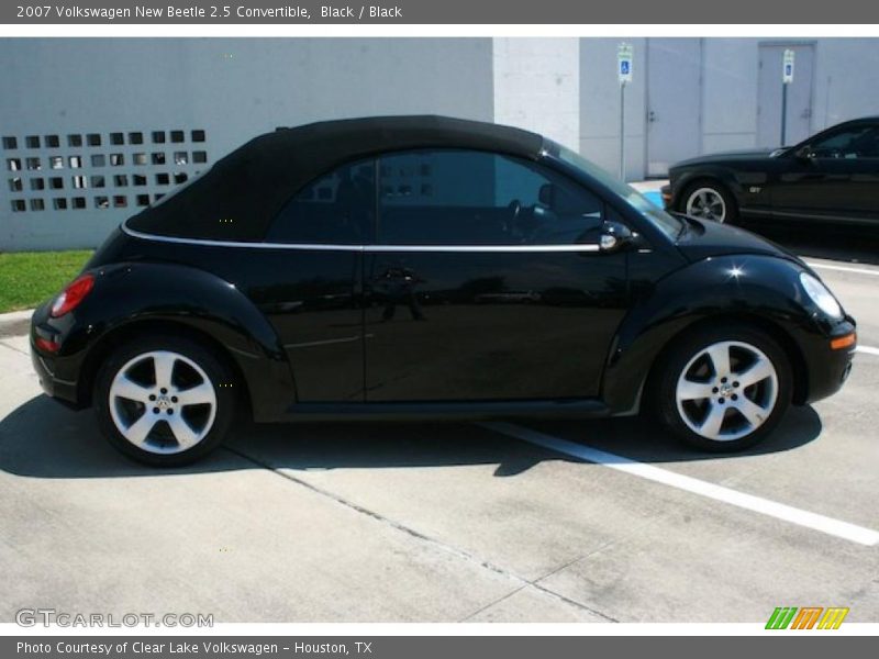 Black / Black 2007 Volkswagen New Beetle 2.5 Convertible