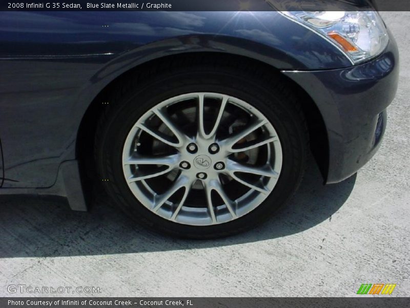 Blue Slate Metallic / Graphite 2008 Infiniti G 35 Sedan