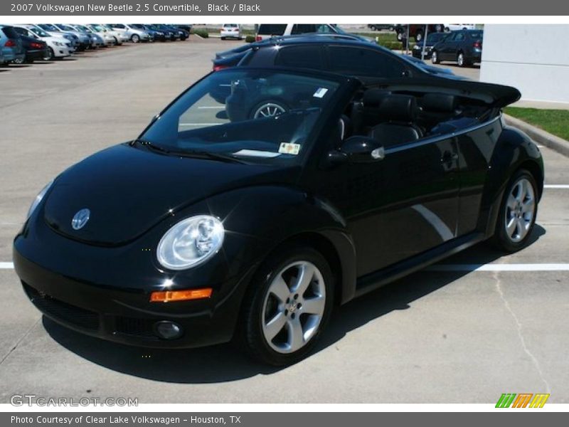 Black / Black 2007 Volkswagen New Beetle 2.5 Convertible