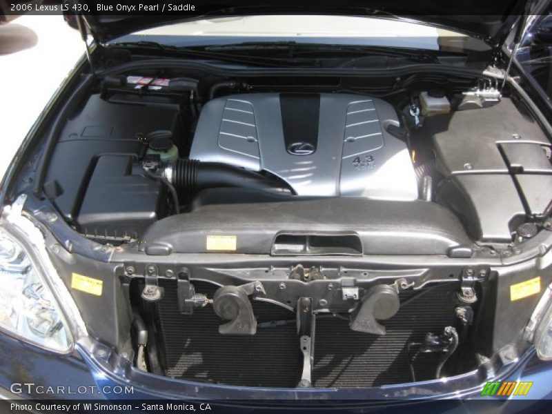 Blue Onyx Pearl / Saddle 2006 Lexus LS 430