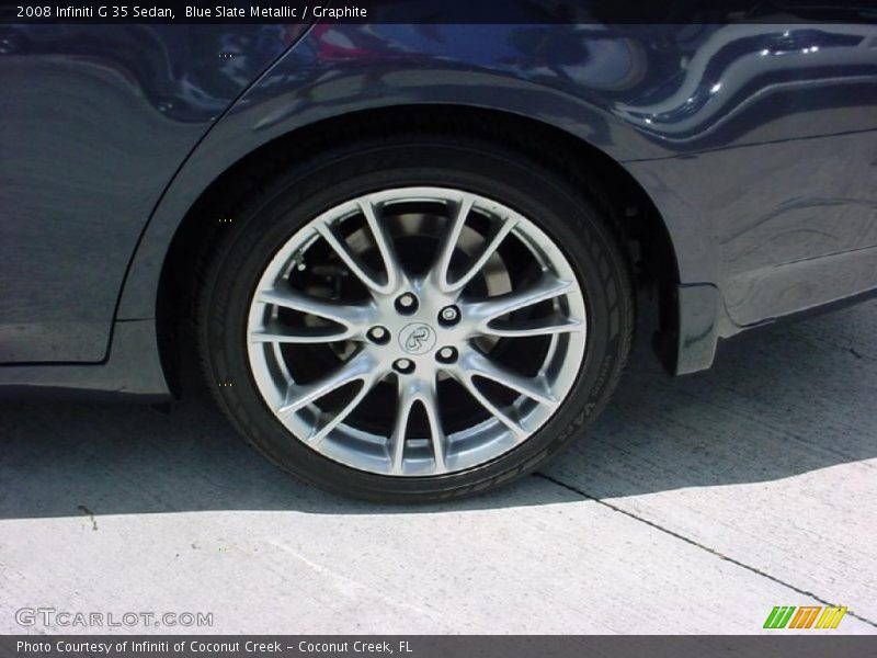 Blue Slate Metallic / Graphite 2008 Infiniti G 35 Sedan