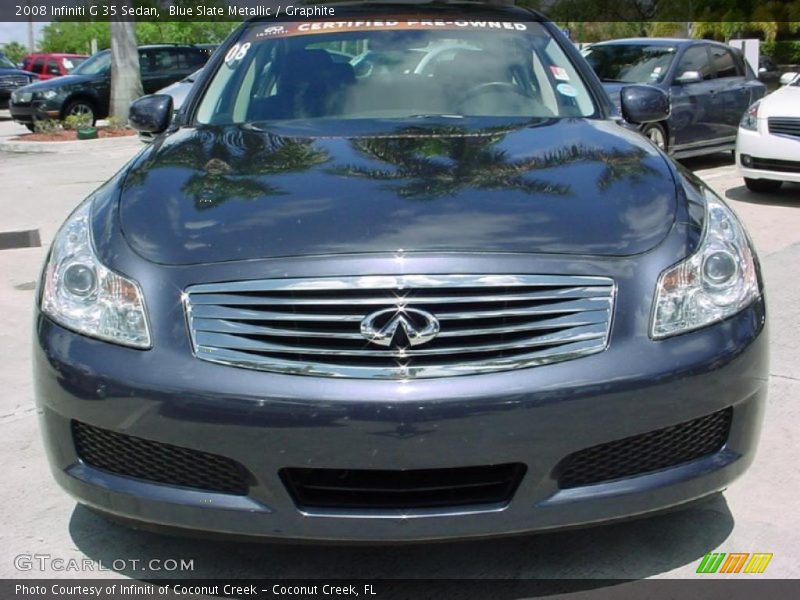 Blue Slate Metallic / Graphite 2008 Infiniti G 35 Sedan