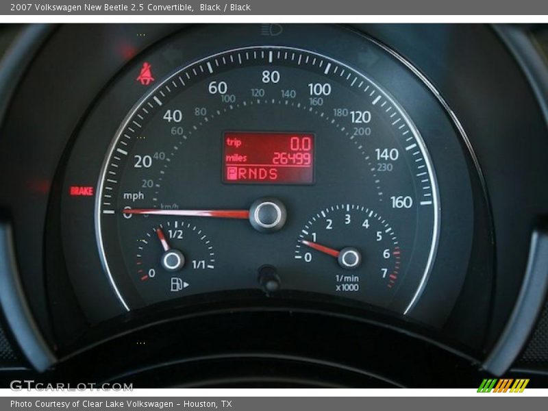 Black / Black 2007 Volkswagen New Beetle 2.5 Convertible