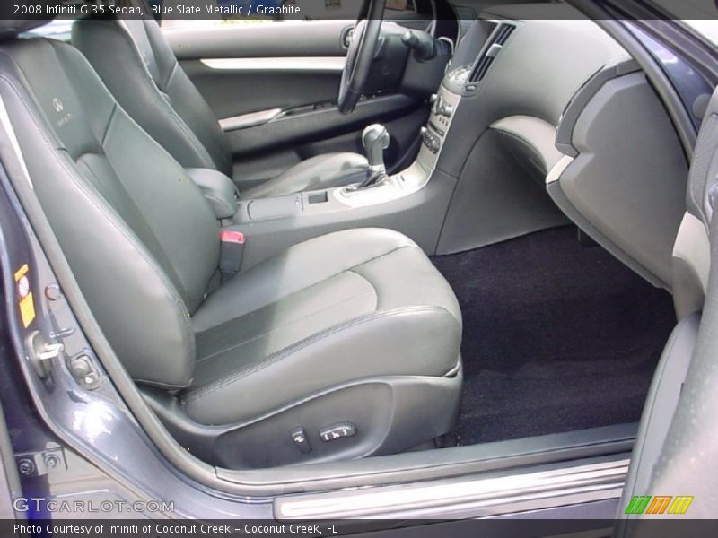Blue Slate Metallic / Graphite 2008 Infiniti G 35 Sedan