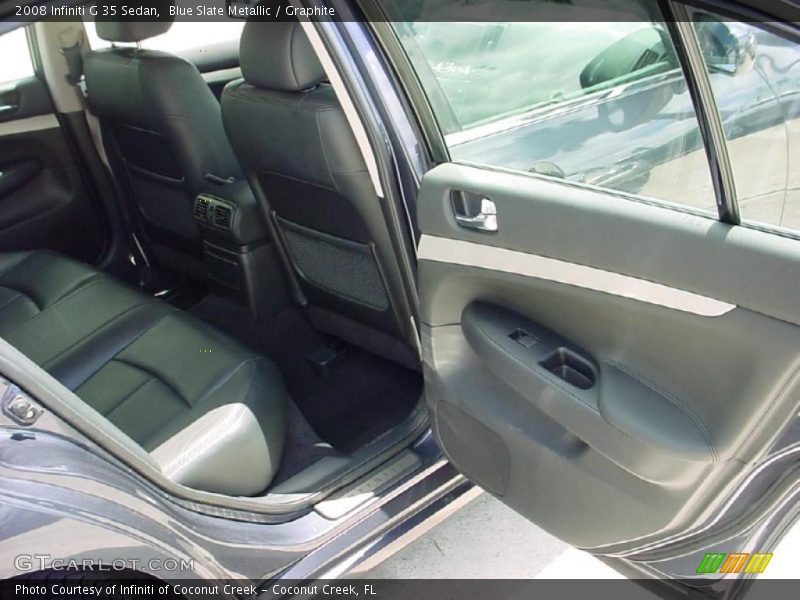 Blue Slate Metallic / Graphite 2008 Infiniti G 35 Sedan