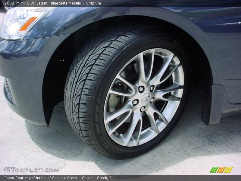 Blue Slate Metallic / Graphite 2008 Infiniti G 35 Sedan