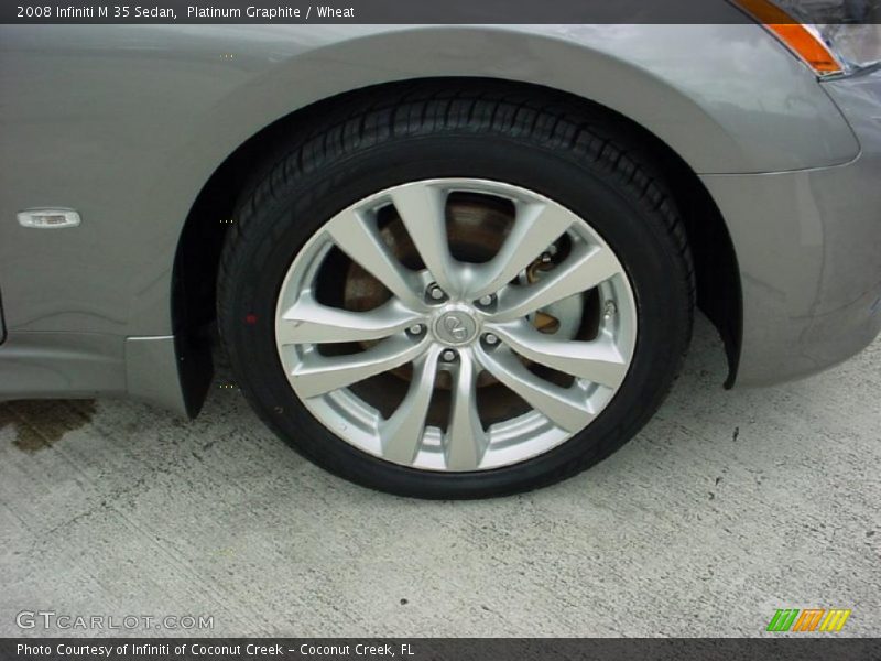 Platinum Graphite / Wheat 2008 Infiniti M 35 Sedan