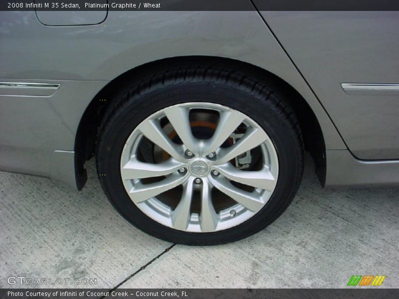Platinum Graphite / Wheat 2008 Infiniti M 35 Sedan
