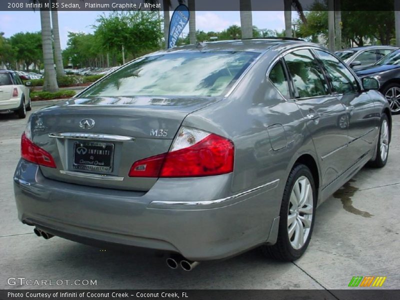Platinum Graphite / Wheat 2008 Infiniti M 35 Sedan