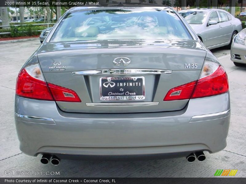 Platinum Graphite / Wheat 2008 Infiniti M 35 Sedan