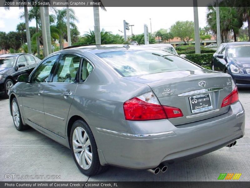 Platinum Graphite / Wheat 2008 Infiniti M 35 Sedan