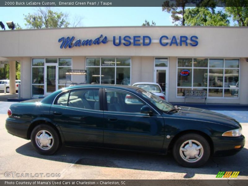 Emerald Green Pearl / Taupe 2000 Buick LeSabre Custom