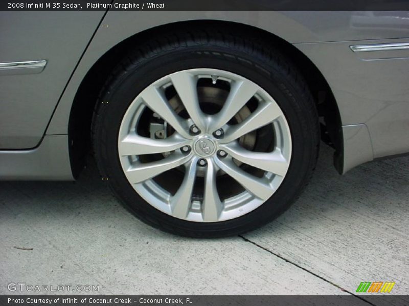 Platinum Graphite / Wheat 2008 Infiniti M 35 Sedan