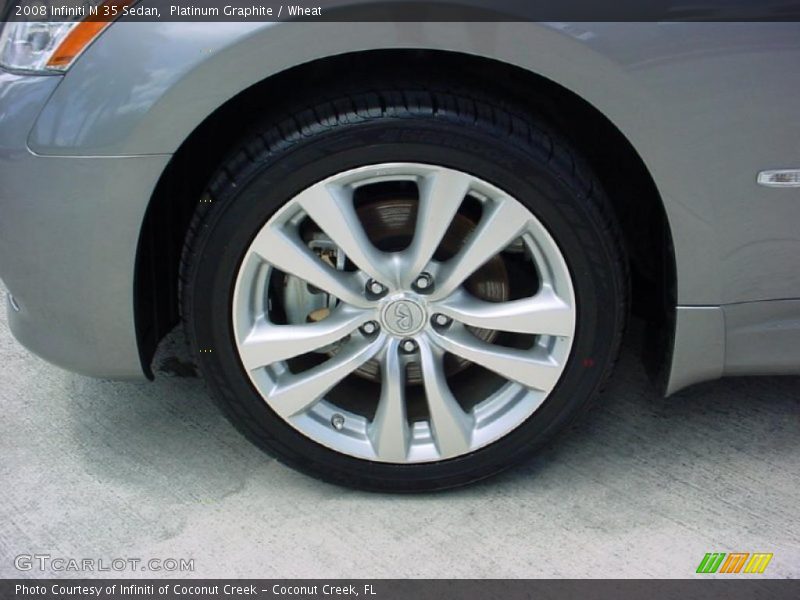 Platinum Graphite / Wheat 2008 Infiniti M 35 Sedan