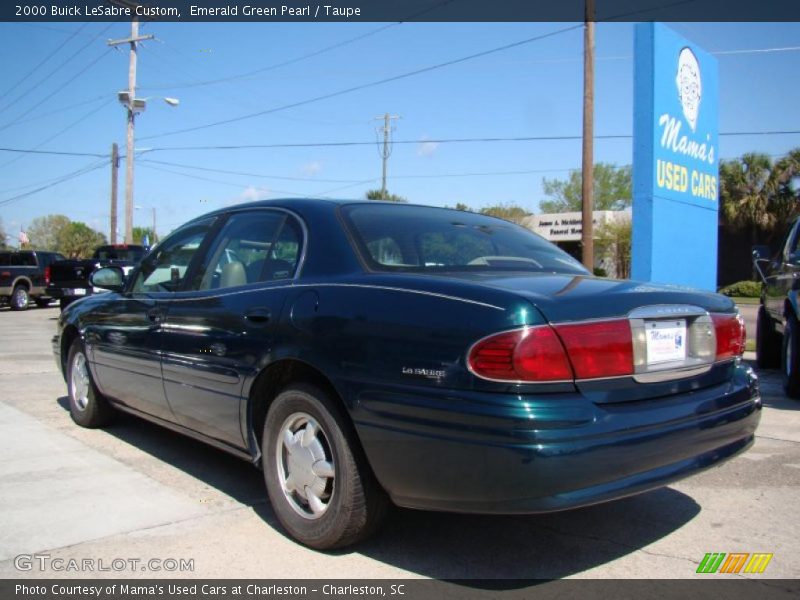 Emerald Green Pearl / Taupe 2000 Buick LeSabre Custom